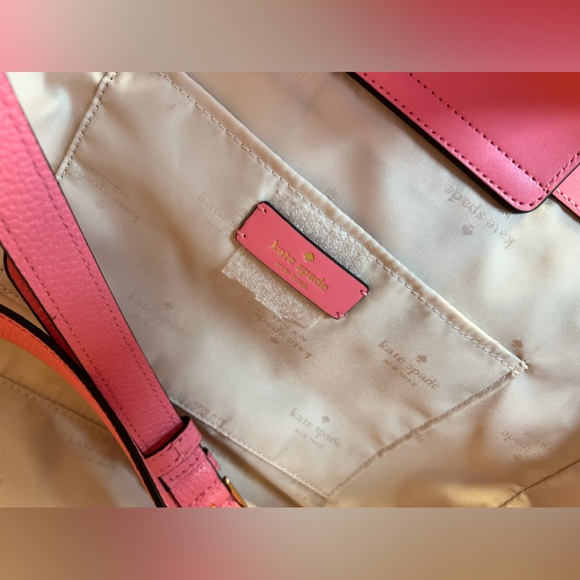 NEW Kate Spade Basket Woven Leather Tote with Dust Bag - Picture 16 of 16